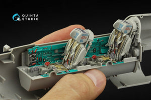 Quinta Studio QD32121 MiG-21UM 3D-Printed &amp;amp; colored Interior on decal paper (Trumpeter) 1/32 – image 5