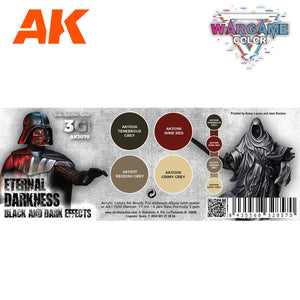 AK Interactive AK1070 WARGAME COLOR SET. ETERNAL DARKNESS. 4x17 ml – zdjęcie 2
