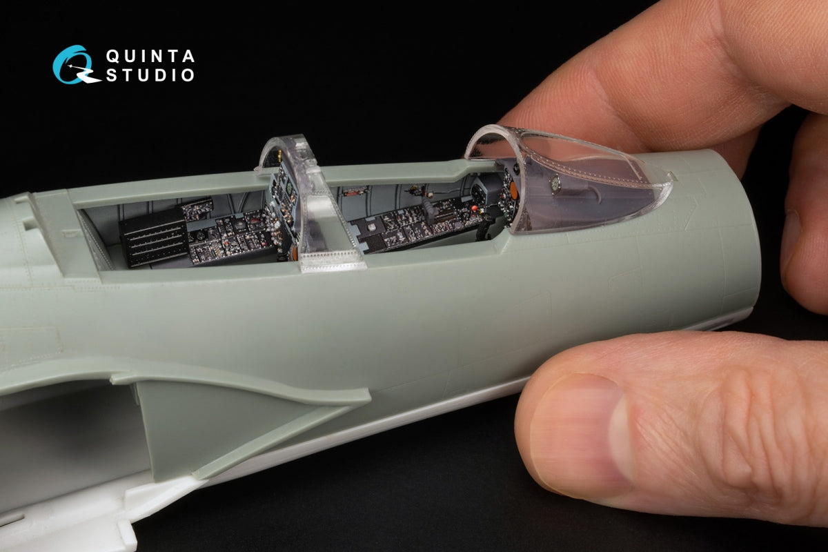 Quinta Studio QD+48489 F-4J Phantom II 3D-Printed &amp;amp; coloured Interior on decal paper (Academy) (with 3D-printed resin parts) 1/48 – zdjęcie 14