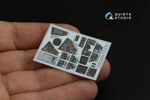 Quinta Studio QD32098 F-14A 3D-Printed &amp;amp; colored Interior on decal paper ( Trumpeter ) 1/32 – image 10