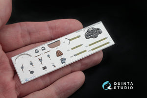 Quinta Studio QD48021 I-16 type 5 3D-Printed &amp;amp; colored Interior on decal paper 1/48 – image 5