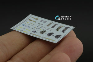 Quinta Studio QD72009 Bf 109E 3D-Printed &amp;amp; colored Interior on decal paper (Special Hobby) 1/72 – image 5