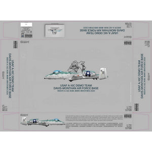 Great Wall Hobby S7211 USAF A-10C Demo Team DAVIS-MONTHAN Air Force Base 2020 Limited Edition 1/72