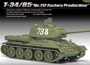 Academy 13290 T-34/85 No.112 Factory Production 1/35 – zdjęcie 5
