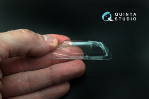 Quinta Studio QC48005-S La-5 vacuformed clear canopy 1 pcs (for Zvezda kit) 1/48 – zdjęcie 2