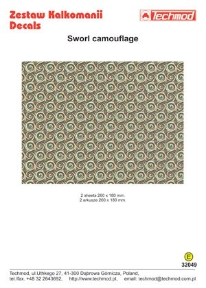 Techmod 32049 - Swirl Camouflage 1/32 – immagine 2