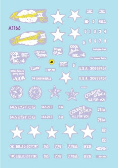Star Decals 72-A1166 US M4A3(76) in Europe 1944-45. 25th Tk Bn. 37th Tk Bn. 761st Tk Bn. 778th Tk Bn 1/72 – immagine 3