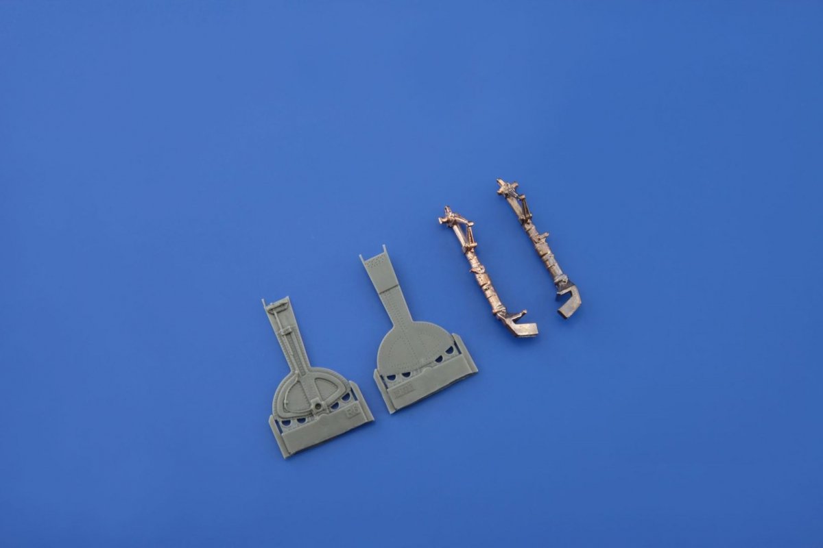 Eduard 632079 Bf 109G-10 undercarriage legs BRONZE REVELL 1/32 – Bild 4