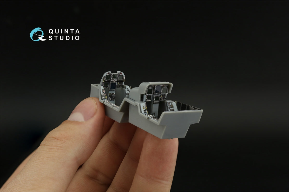 Quinta Studio QD48374 F/A-18F early 3D-Printed &amp;amp; colored Interior on decal paper (Hobby Boss) 1/48 – image 8
