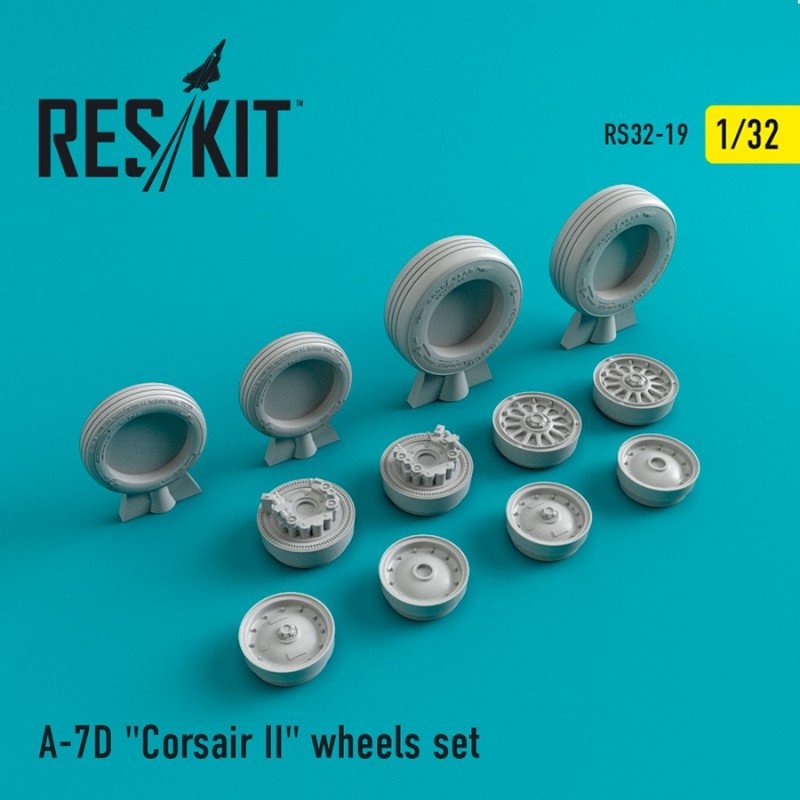 RESKIT RS32-0019 A-7 "Corsair II" (D) wheels set 1/32