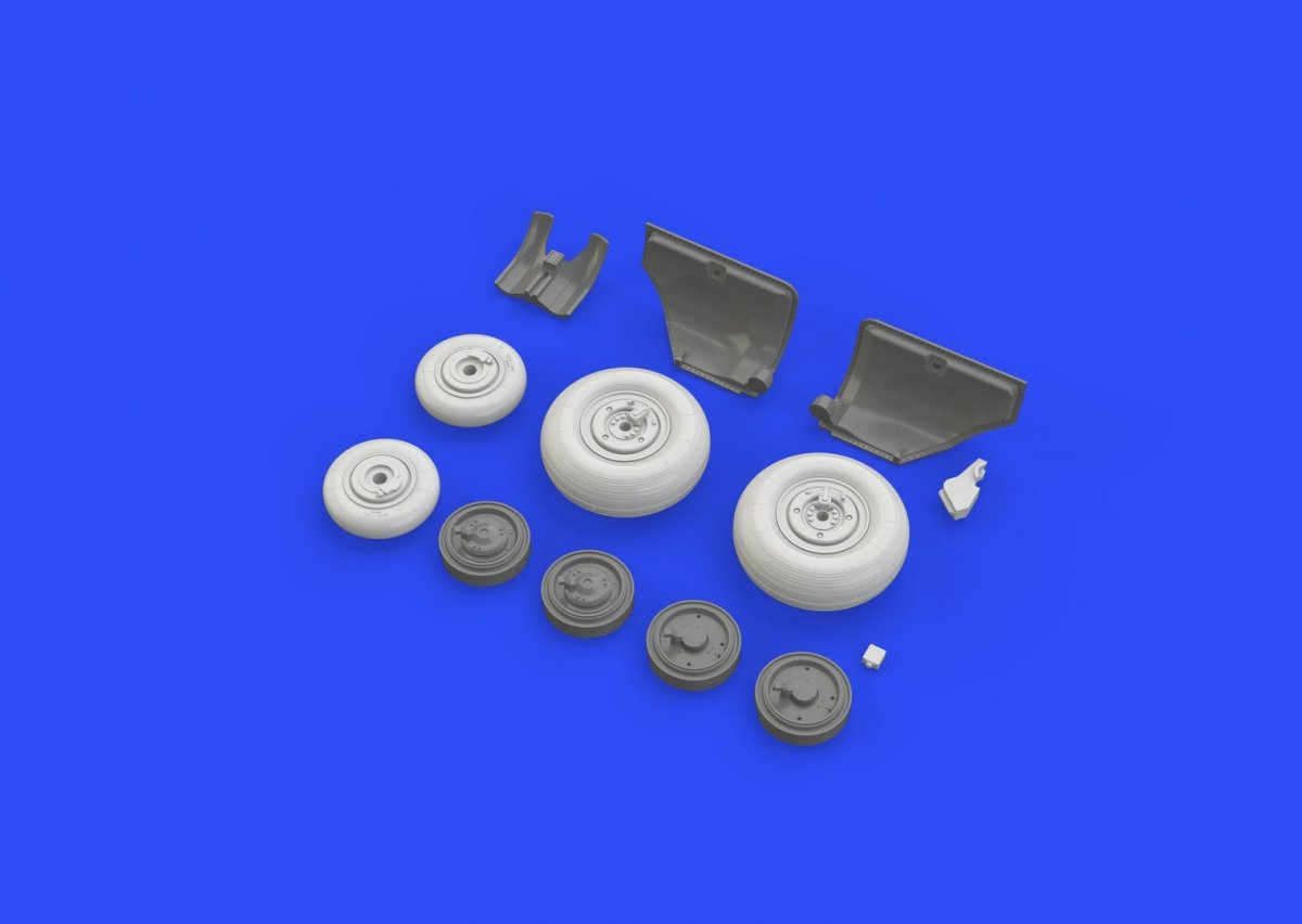 Eduard 648268 MiG-23BN wheels TRUMPETER 1/48 – image 5