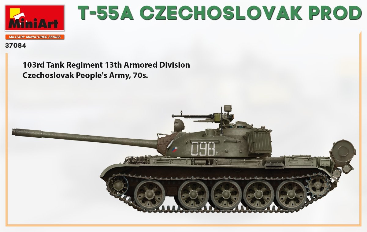 Miniart 37084 T-55A CZECHOSLOVAK PRODUCTION 1/35 – image 8