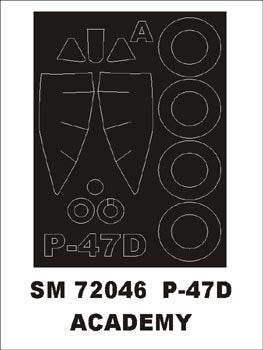 Montex SM72046 P-47D ACADEMY