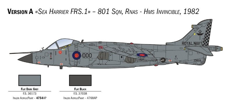 Italeri 1236 FRS.1 Sea Harrier 1/72 – image 4