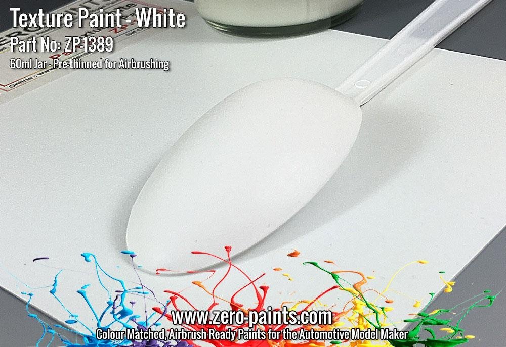 Zero Paints 1389-30 White Textured - Engines, Interiors etc 30ML – zdjęcie 3