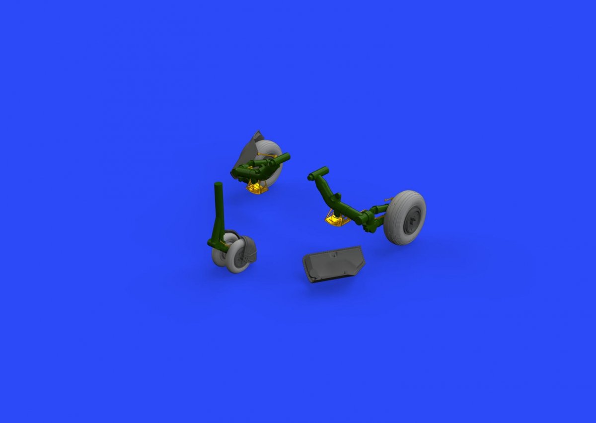 Eduard 648431 MiG-23ML wheels EDUARD, TRUMPETER 1/48 – zdjęcie 2