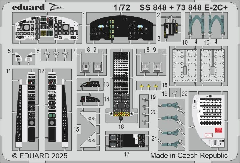 Eduard SS848 E-2C+ Heller 1/72