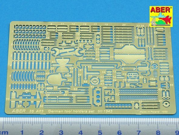 Aber 35A003 German tool holders up to 1943 (1/35) – image 2