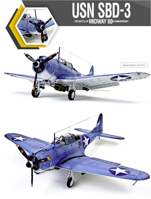 Academy 12345 USN SBD-3 &amp;quot;Battle of Midway&amp;quot; 1/48 – zdjęcie 3