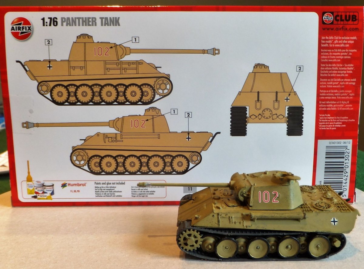 Airfix 01302V Panther Tank Vintage Classics 1/76 – zdjęcie 2