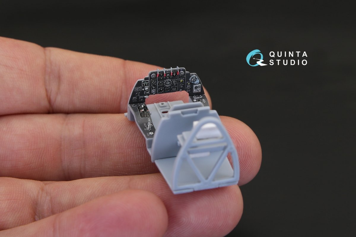 Quinta Studio QD48023 La-9 3D-Printed &amp;amp; coloured Interior on decal paper (for ARK kit) 1/48 – immagine 8