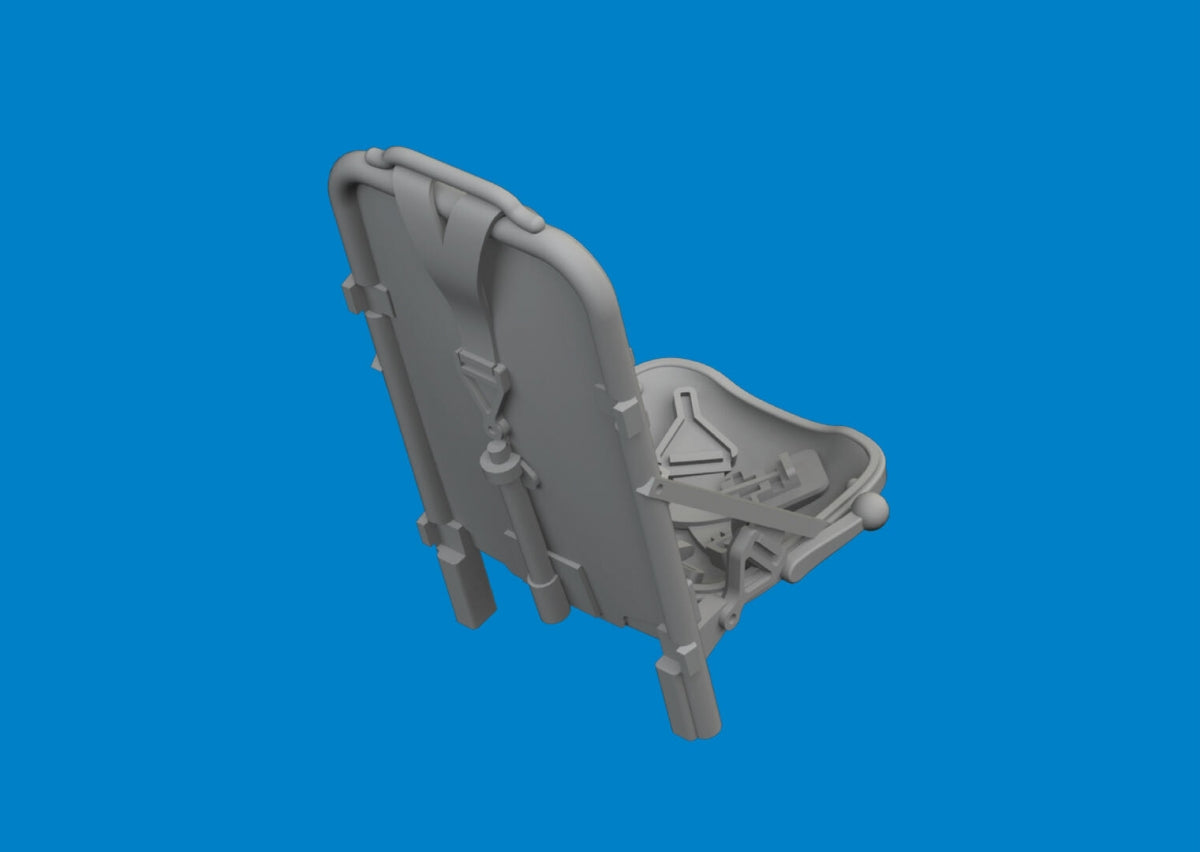 Eduard 672413 P-51D seat w/ integral belts PRINT EDUARD 1/72 – zdjęcie 2