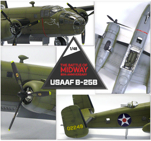 Academy 12336 USAAF B-25B THE BATTLE OF MIDWAY 80th ANNIVERSARY 1/48 – zdjęcie 4