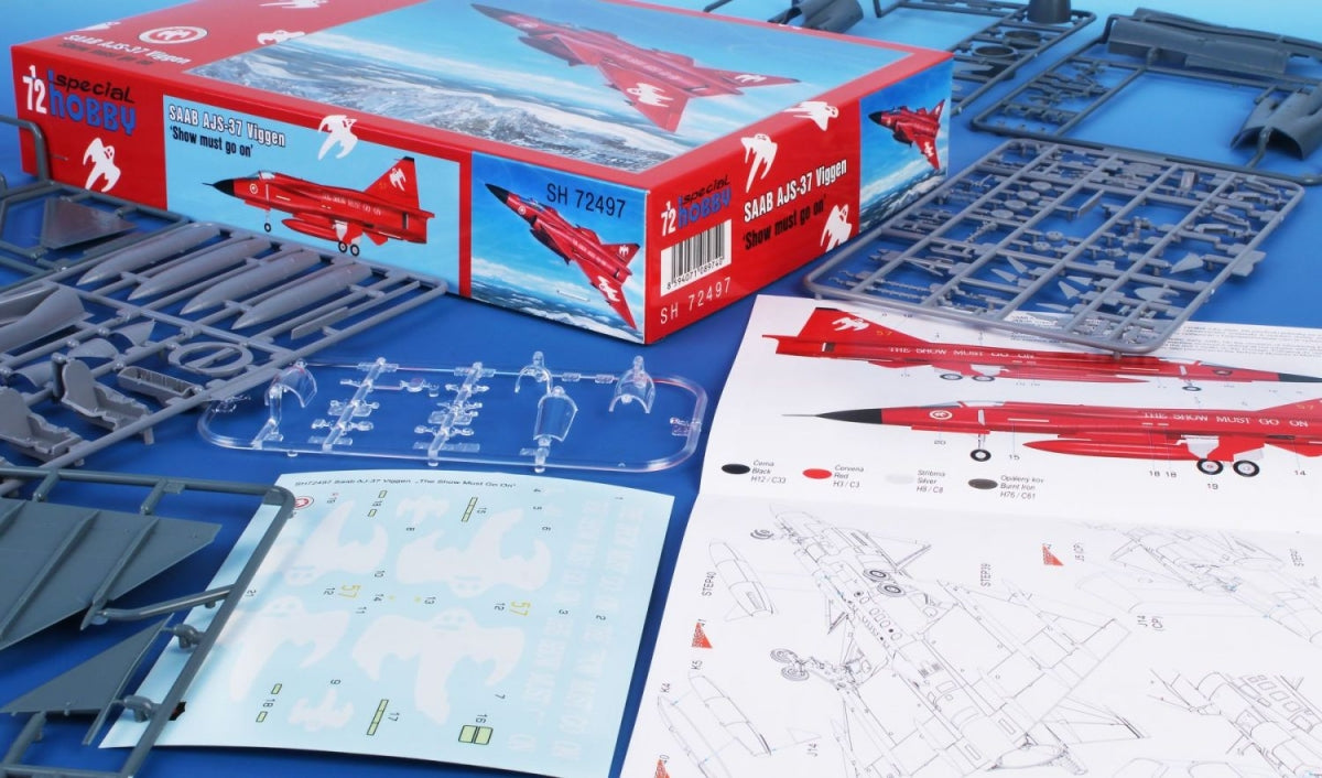 Special Hobby 72497 AJ-37 Viggen &amp;#39;Show Must Go On&amp;#39; 1/72 – image 9