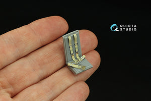 Quinta Studio QR+35027 WWII Luftwaffe fighter seatbelts (with metal buckles) (All kits) 1/35 – immagine 9