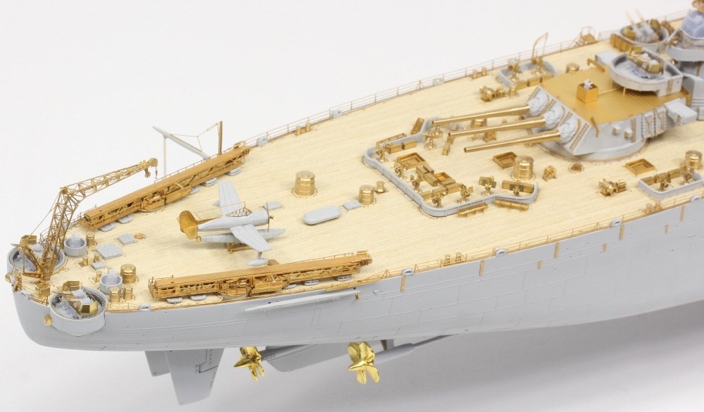 Pontos 37034FB USS BB-63 Missouri 1945 Advanced Detail Up Set for Hobbyboss Kit (Deck Blue 20B stained wooden deck) 1/350 – Bild 6