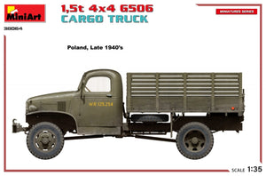 MiniArt 38064 1.5t 4×4 G506 CARGO TRUCK 1/35 – image 5