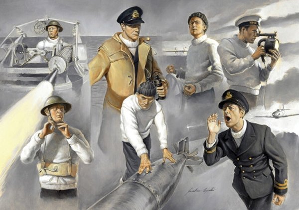 Italeri 5624 Vosper 74 Torpedo Boat with crew (7 FIGURES &amp;amp; ACCESSORIES INCLUDED) 1/35 – zdjęcie 2