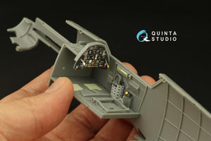 Quinta Studio QD32177 Bf 109E3/4 3D-Printed coloured Interior on decal paper (Trumpeter) 1/32 – zdjęcie 9