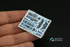 Quinta Studio QD48320 Su-30SM 3D-Printed &amp;amp; colored Interior on decal paper (GWH) 1/48 – image 5