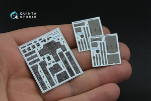 Quinta Studio QD48571 AH-64A 3D-Printed &amp;amp; colored Interior on decal paper (Hasegawa) 1/48 – image 3