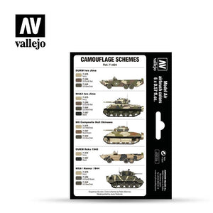 Vallejo 71624 WWII USMC Colors Sand Patterns 1942-1945 6x17ml – zdjęcie 2