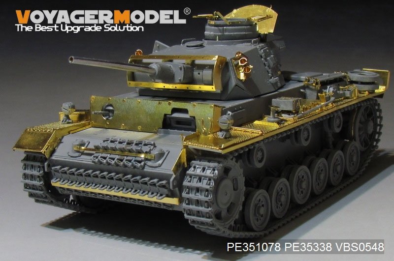 Voyager Model PE351078B WWII German Pz.KPfw.III Ausf.M basic for Takom 1/35 – immagine 3