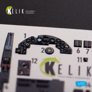 KELIK K72062 Junkers JU 88 A-4 interior 3D decals for Revell kit 1/72 – zdjęcie 4