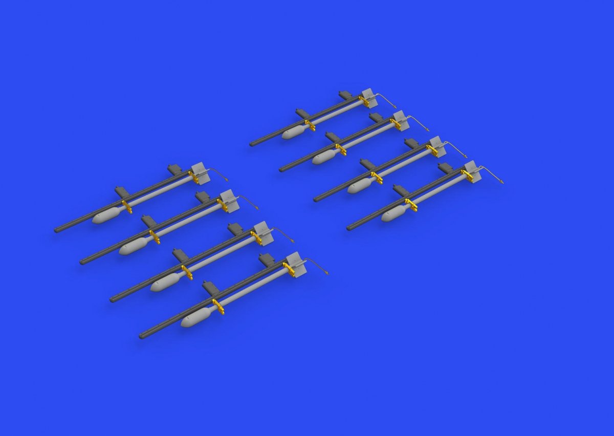 Eduard 648641 RP-3 60lb rockets for Tempest Mk.II EDUARD/SPECIAL HOBBY 1/48 – zdjęcie 2