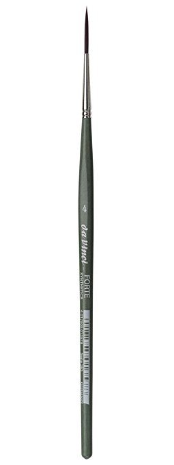 Brosse ronde synthétique da Vinci 263/4 Forte, taille 4