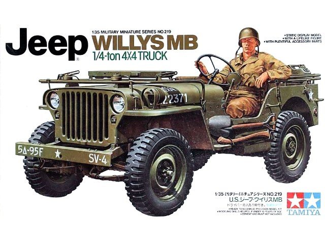 Tamiya 35219 US Jeep Willys MB 1/4 Ton Truck 1/35 – zdjęcie 2