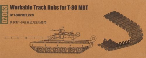 Trumpeter 02063 Workable Track links for Russian T-80 1/35