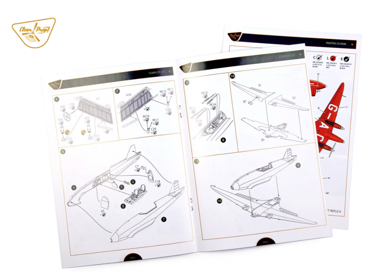 Clear Prop! CP72019 DH.88 COMET ADVANCED KIT 1/72 – zdjęcie 15
