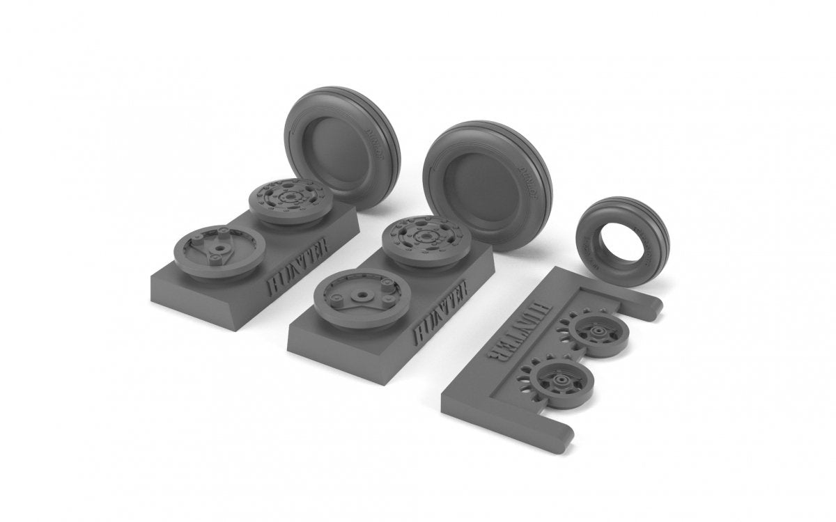 Armory Models AW48406 Hawker Hunter wheels w/ weighted tires 1/48 – image 4