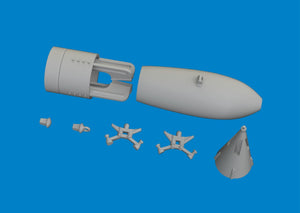 Eduard 6481080 P-40 500lb GP British bomb PRINT EDUARD 1/48 – zdjęcie 4
