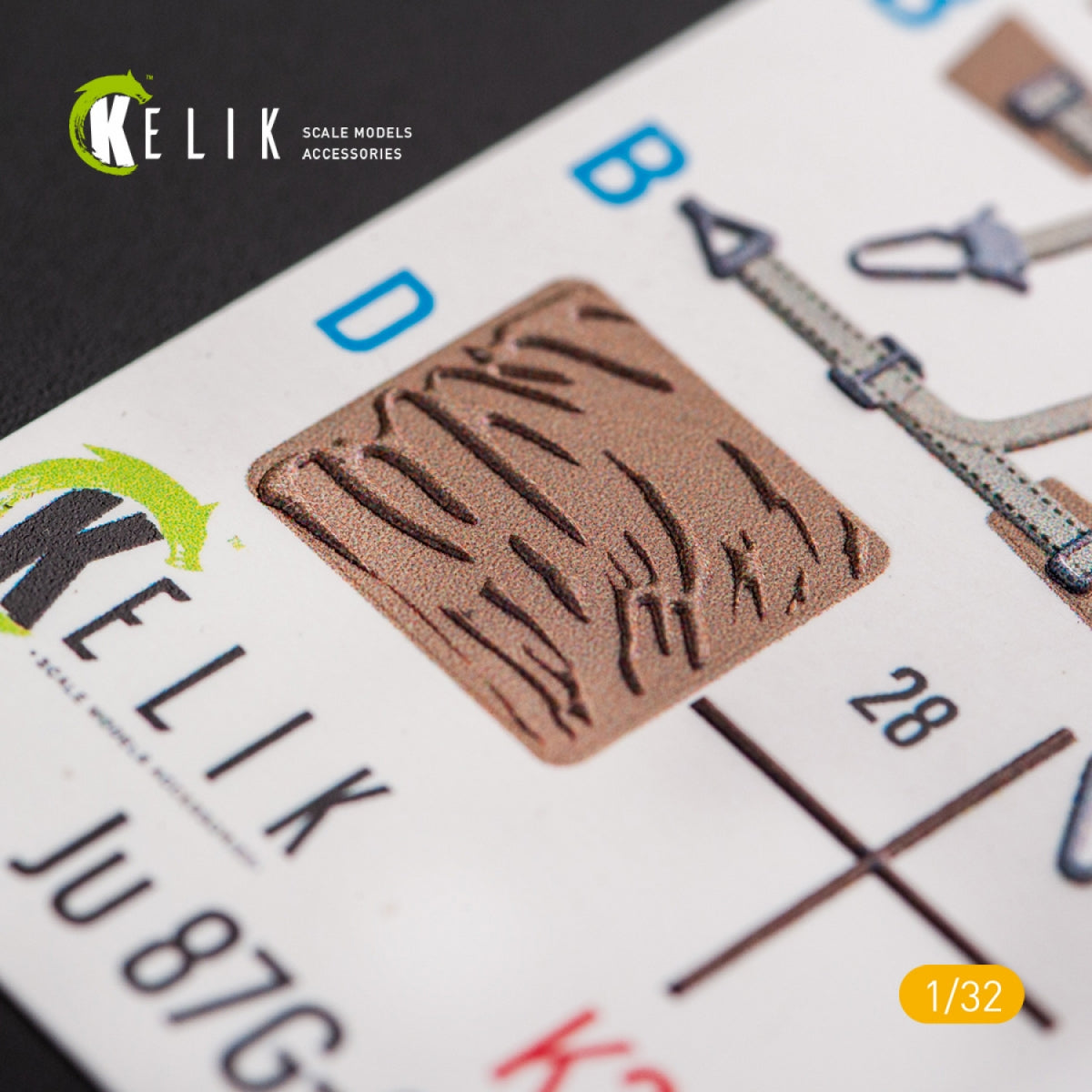 KELIK K32016 JUNKERS JU 87 D/G STUKA - INTERIOR 3D DECAL FOR TRUMPETER KIT 1/32 – zdjęcie 7