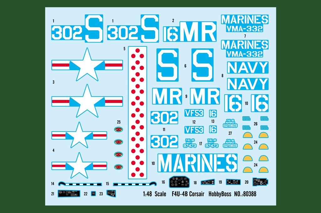 Hobby Boss 80388 F4U-4B Corsair 1/48 – zdjęcie 3