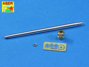 Aber 35L-186 US 76 mm M1A2 barrel with muzzle brake for Sherman M4A3E8 tank 1/35