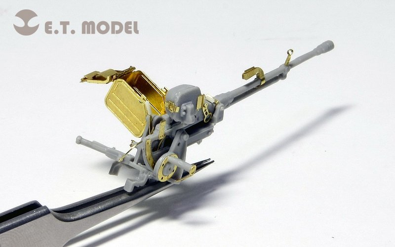 E.T. Model EA35-015 Chinese PLA 12.7mm AA Machinegun + Ammo Box 1/35 – zdjęcie 2