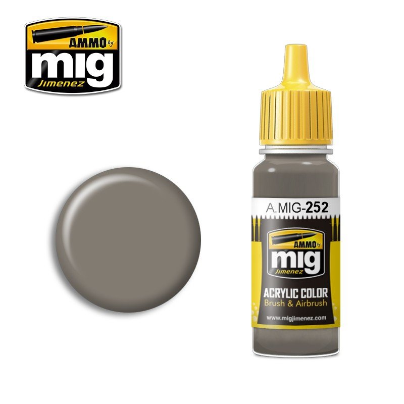 AMMO of Mig Jimenez 0252 GRAY BROWN AMT-1 17ml